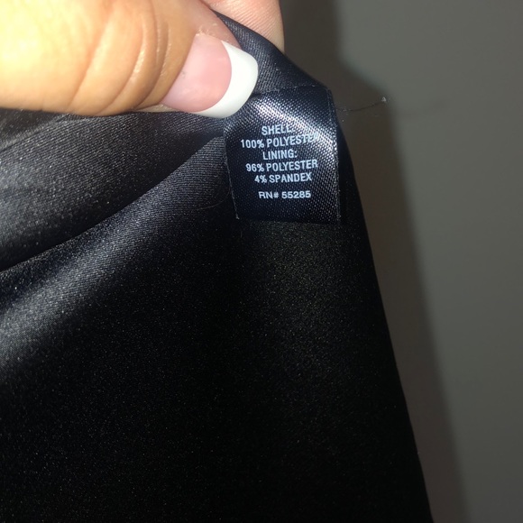 Express Black Strapless Dress - Picture 7 of 7